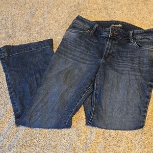 Wrangler Dark Blue Boot Cut Jeans